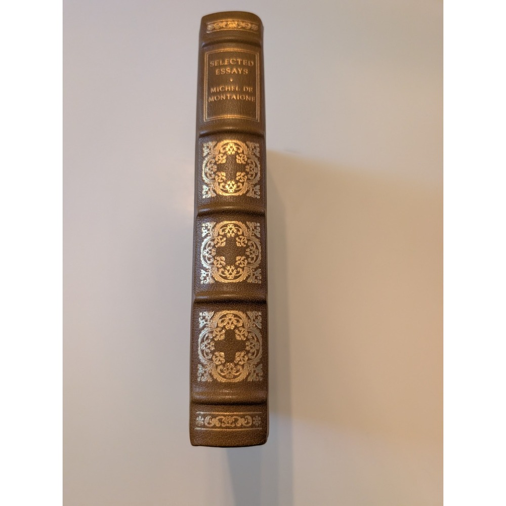 Franklin Library Oxford Selected Essays of Michel de Montaigne Leather Deluxe - Picture 2 of 10